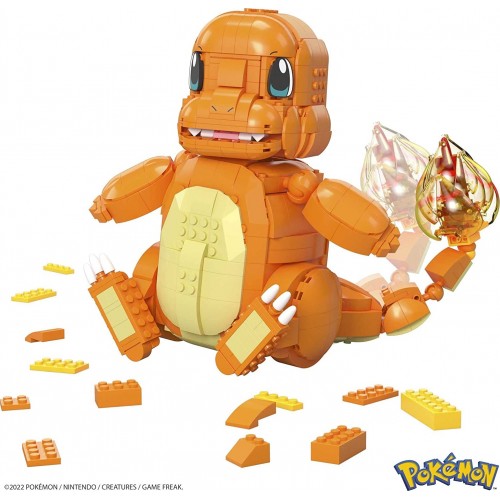 MEGA Pokemon Jumbo Charmander building set with 750 compatible bricks HHL13 194735070411