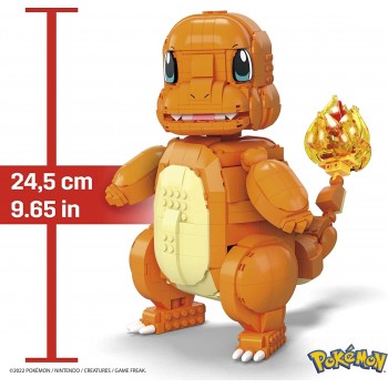 MEGA Pokemon Jumbo Charmander building set with 750 compatible bricks HHL13 194735070411