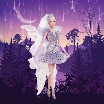 Mattel Barbie Signature Tooth Fairy Doll, Collectible Doll With Fairy Wings HBY16 194735005055