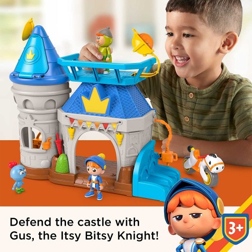 Mattel Gus The Itsy Bitsy Γκας ο Μικρός Ιππότης - Κάστρο HGK33 194735050451
