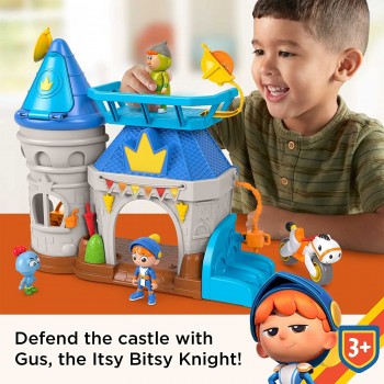 Mattel Gus The Itsy Bitsy Γκας ο Μικρός Ιππότης - Κάστρο HGK33 194735050451