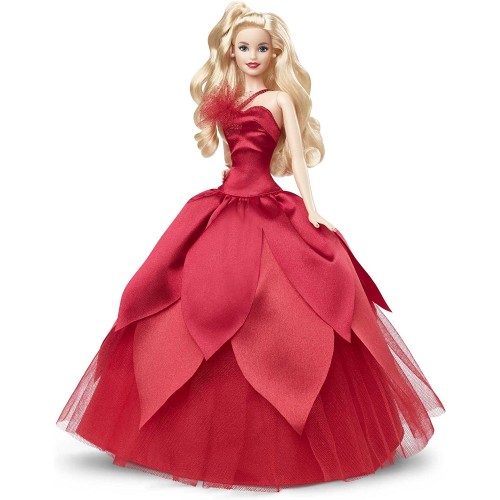 Mattel Barbie Signature 2022 Holiday Doll Blonde Hair, 6 Years And Up HBY03 194735004904