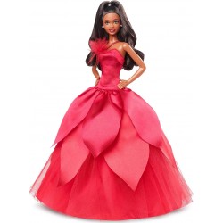 Mattel Barbie Merry Christmas Black HBY04 194735005116