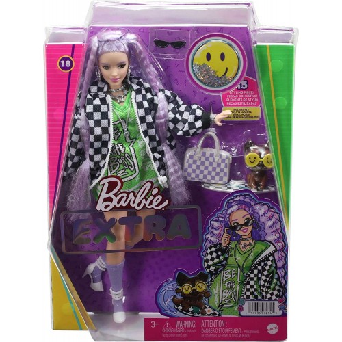 Mattel Barbie Extra - Racecar Jacket HHN10 194735072545