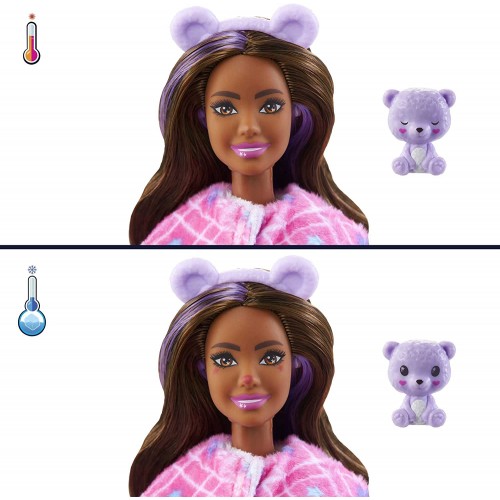 Mattel Barbie Cutie Reveal Fantasy Series Doll With Teddy Bear -Plush Costume And 10 Surprises  HJL57 194735089529
