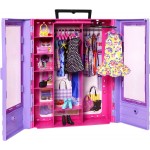Mattel Barbie Fashionistas Ultimate Closet Portable Fashion Toy With Doll, Clothing, Accessories And Hangers HJL66 194735089550