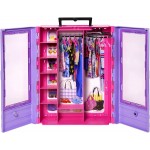 Mattel Barbie Fashionistas Ultimate Closet Portable Fashion Toy With Doll, Clothing, Accessories And Hangers HJL66 194735089550