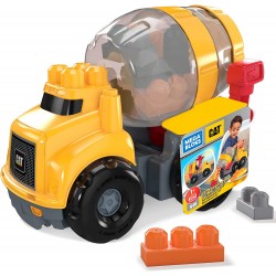MEGA CAT Cement Mixer With Big Building Blocks, Buildng Toys For Toddlers 9 Pieces GFG11 887961761016