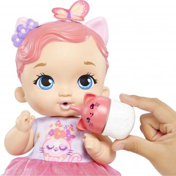 Mattel My Garden Baby Feed And Change Kitten Doll 12-In Accessories HHL21 194735070497