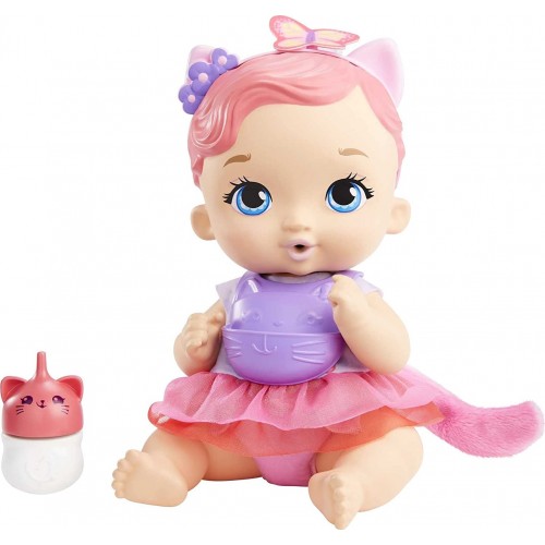 Mattel My Garden Baby Feed And Change Kitten Doll 12-In Accessories HHL21 194735070497