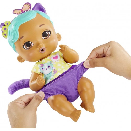 Mattel My Garden Baby Feed And Change Kitten - Γλυκό Μωράκι Γατάκι (Γαλαζια Μαλλια) HHL22 194735070473