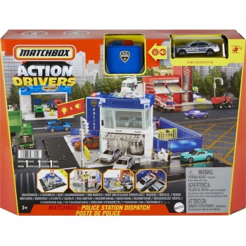 Mattel Large Action Set Police Station Dispatch HBD74 / HHW22 194735077410