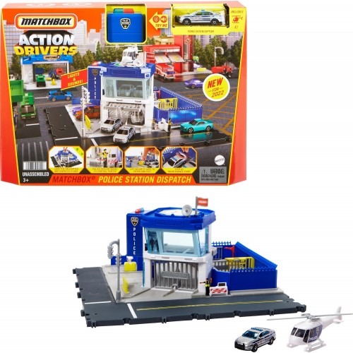 Mattel Μεγάλα Σετ Δράσης Police Station Dispatch HBD74 / HHW22 194735077410