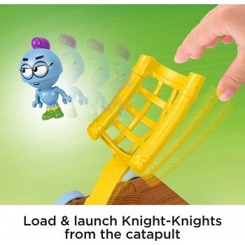 Mattel Gus The Itsy Bitsy Knight, Dragon And Knights Catapult, Medieval-Themed HGP55 194735055319