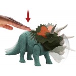 Mattel Jurassic World Νεοι Δεινοσαυροι Με Κινουμενα Μελη, Λειτουργια Επιθεσης & Ηχους Triceratops  HDX17 / HDX40 194735034000