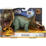 Mattel Jurassic World Νεοι Δεινοσαυροι Με Κινουμενα Μελη, Λειτουργια Επιθεσης & Ηχους Triceratops  HDX17 / HDX40 194735034000