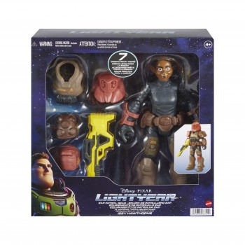 Mattel Disney Pixar Lightyear Space Ranger Gear Izzy Hawthorne Jr ZAP Patrol, Authentic 12 Inch Scale Figure And Accessories HHK