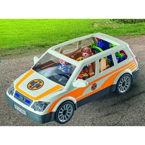Playmobil City Life Όχημα Πρώτων Βοηθειών με διασώστες 71037 4008789710376