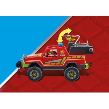 Playmobil City Action Πυροσβεστικό Όχημα Υποστήριξης 71194 4008789711946