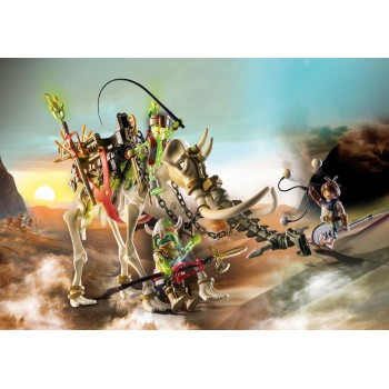 Playmobil Novelmore Sal'ahari Sands - Attack By Mammoth Skeleton 71027 4008789710277