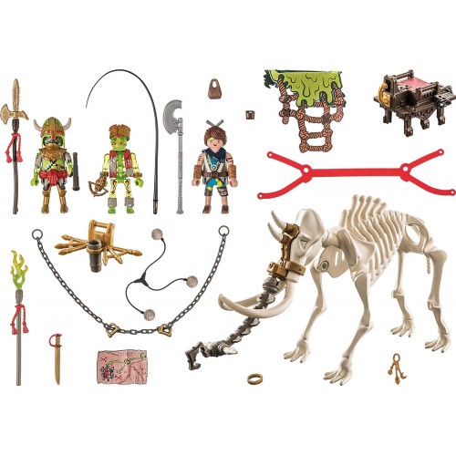 Playmobil Novelmore Sal'ahari Sands - Επίθεση Από Μαμούθ Σκελετό 71027 4008789710277