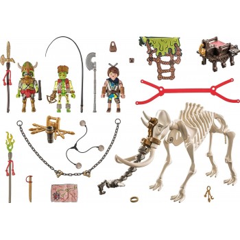 Playmobil Novelmore Sal'ahari Sands - Επίθεση Από Μαμούθ Σκελετό 71027 4008789710277