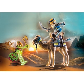 Playmobil Novelmore Sal'ahari Sands - Arwynn With Camel And Skeleton Warrior 71028 4008789710284