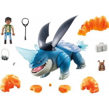 Playmobil Dragons: The Nine Realms - Plowhorn Και D'angelo 71082 4008789710826