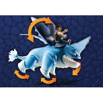Playmobil Dragons: The Nine Realms - Plowhorn Και D'angelo 71082 4008789710826