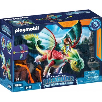 Playmobil Dragons: The Nine Realms - Feathers Και Alex 71083 4008789710833