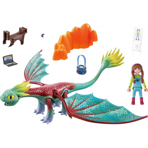 Playmobil Dragons: The Nine Realms - Feathers Και Alex 71083 4008789710833