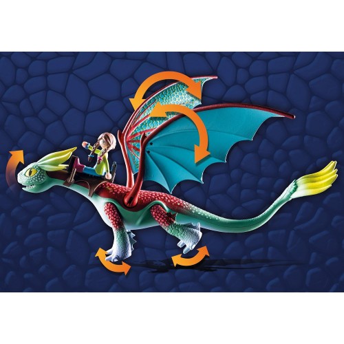 Playmobil Dragons: The Nine Realms - Feathers Και Alex 71083 4008789710833