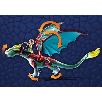 Playmobil Dragons: The Nine Realms - Feathers Και Alex 71083 4008789710833