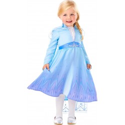Rubies Official Disney Frozen 2, Elsa Classic Travel Dress Παιδική Στολή Toddler 300284/2-3 883028360345