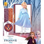 Rubies Official Disney Frozen 2, Elsa Classic Travel Dress, Childs Costume Toddler 300284/2-3 883028360345