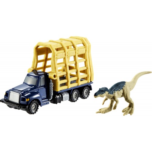 Mattel Jurassic World Αυτοκινητάκια & Δεινοσαυροι Σετ Armored Baryonyx Hauler FMY31 / HBH90 887961989571