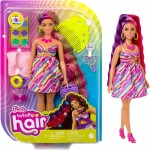 Mattel Barbie Totally Hair Flower-themed Doll, Curvy, 8.5 Inch Fantasy Hair, Dress, 15 and Fashion Play Accessories HCM89 194735