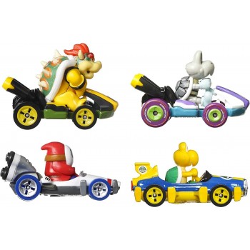 Mattel Hot Wheels Αυτοκινητακια Mario Kart Σετ Των 4 GWB36 / HDB23 194735018925