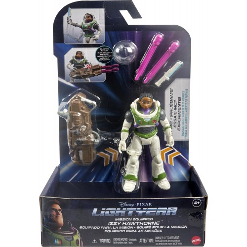 Mattel Disney Pixar Lightyear - Φιγούρες Με Εξοπλισμό End Izzy HHJ85 / HHJ88 194735069286
