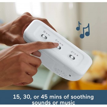 Mattel Soothe And Glow Rainbow Sound Machine With Music Lights For Babies From Birth Up HGB91 194735047789