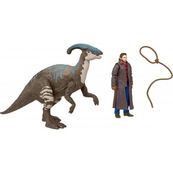 Mattel Jurassic World Ανθρωπος & Δεινοσαυρος Σετ Owen & Juvenile Parasaurolophus HDX46 / GWM29 887961942767