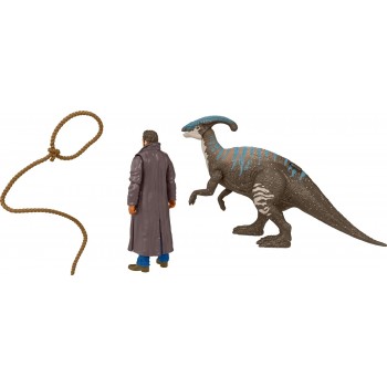 Mattel Jurassic World Ανθρωπος & Δεινοσαυρος Σετ Owen & Juvenile Parasaurolophus HDX46 / GWM29 887961942767