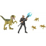 Mattel Jurassic World Man & Dinosaur Set Ian Malcolm & Juvenile Baryonyx HDX46 / HGP77 194735055562