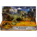 Mattel Jurassic World Ανθρωπος & Δεινοσαυρος Σετ Ian Malcolm & Juvenile Baryonyx HDX46 / HGP77 194735055562