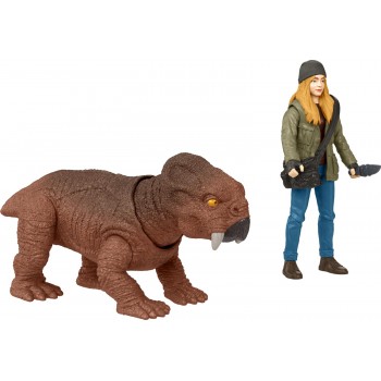 Mattel Jurassic World Man & Dinosaur Set Maisie and Velociraptor Beta HDX46 / HGP78 194735055579
