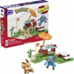 Mattel Pokemon Adventure Builder Poke Puff Picnic Toy Building Set, Eevee And Riolu Fig HDL80 194735026647