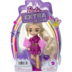 Mattel Barbie Extra Minis Doll 8 5.5 In Wearing Shimmery Dress And Furry Shrug HGP62 / HJK67 194735088553