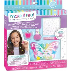 Make It Real Butterfly Beauty Children, Make-Up Set, Cosmetic Kit 2326 695929023263