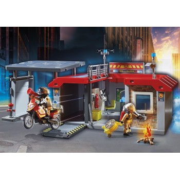 Playmobil City Action Πυροσβεστικός Σταθμός 71193 4008789711939