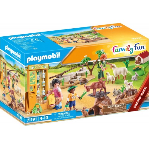 Playmobil Family Fun Ζωολογικός Κήπος Με Ήμερα Ζωάκια 71191 4008789711915